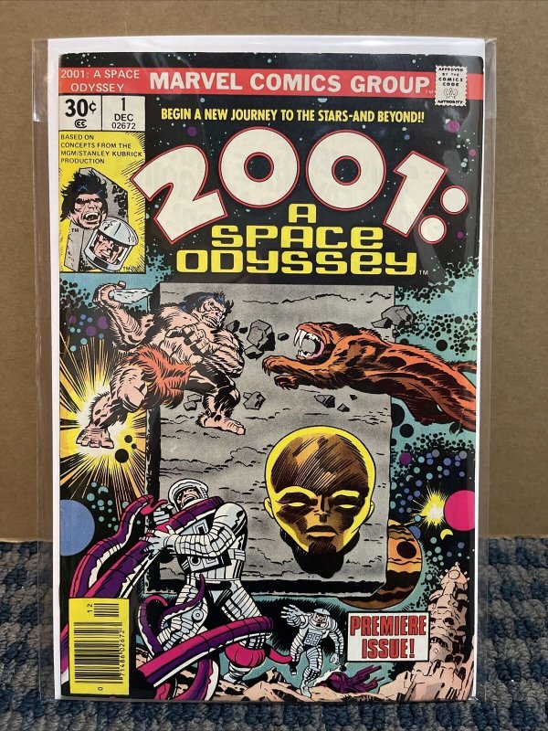 2001: SPACE ODYSSEY Comic Book, 1976 Marvel #1 Bronze Age (CB15)