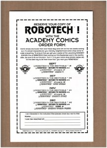 Robotech: Return to Macross #14 Academy Comics 1994 Manga VF/NM 9.0