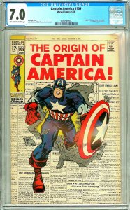 Captain America #109 CGC Graded 7.0