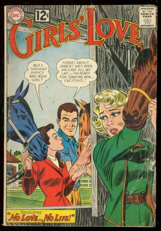 GIRLS' LOVE STORIES COMICS #89 1962-DC ROMANCE-EARLY 12 G 