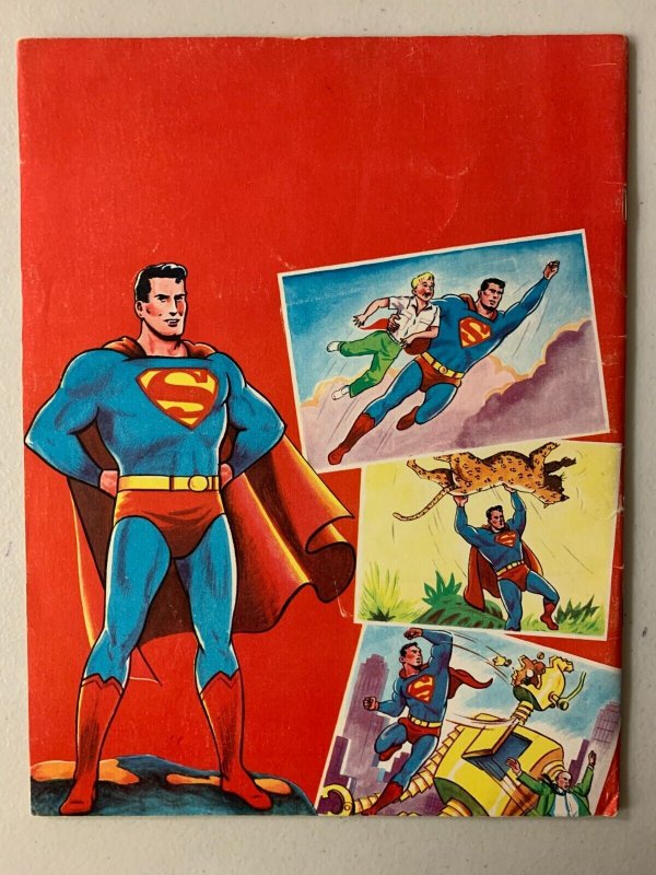 Superman Coloring Book #2070 Saalfield 1957 reprint of 1940 book uncolored 4.0