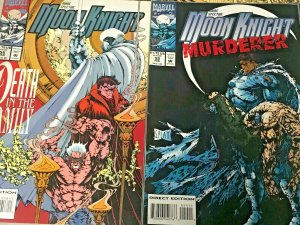 MOON KNIGHT#55-60 VF/NM LOT 1993 STEPHEN PLATT ART MARVEL COMICS