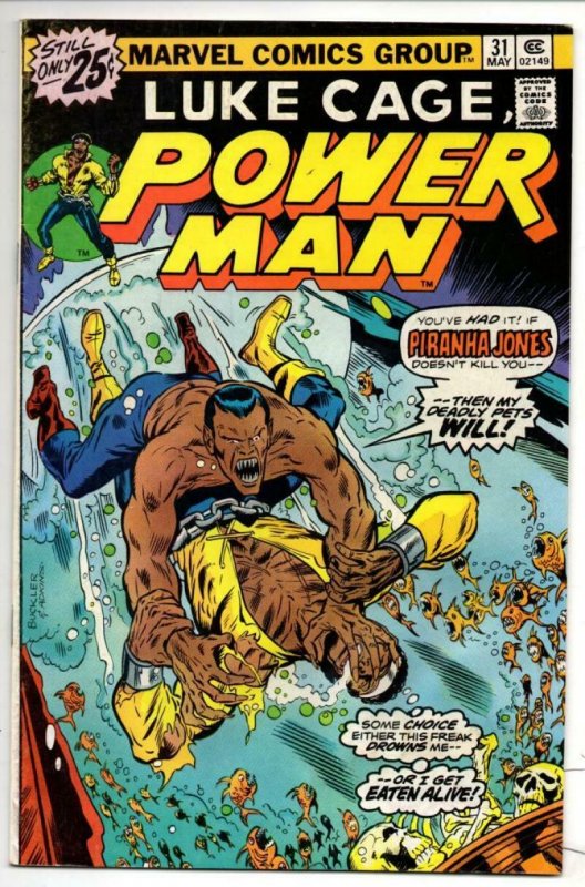 Luke Cage POWER MAN #31 VG+, 1973 1976, Kung-Fu, Hero for Hire, more in store