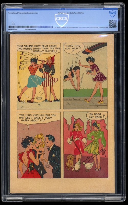 Pageant of Comics #1 CBCS VF- 7.5 Off White to White Lingerie Panels Mopsy!