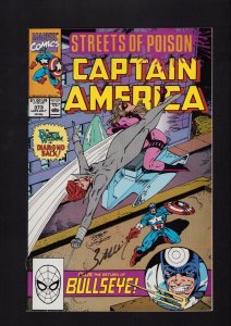 Captain America #373 - SIGNED BY MARK BAGLEY! (9.0/9.2) 1990