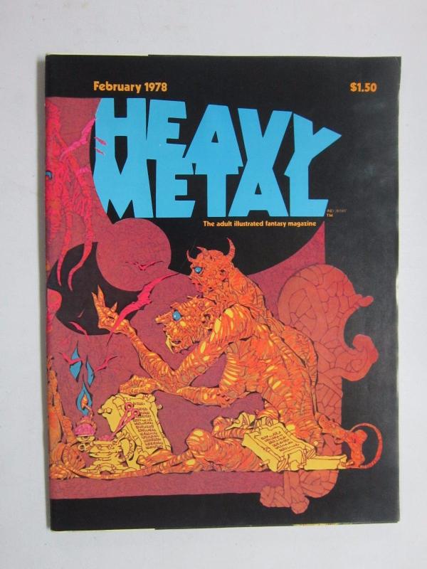 Heavy Metal Magazine - all 12 different average 6.0/FN (1978)