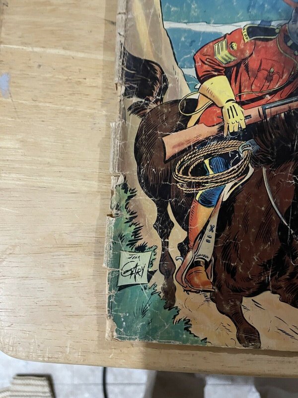 Zane Grey’s King Of The Royal Mounted#340 (1951 Dell) 