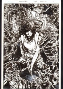 Pandemica #2 Original COVER Art Alex Sanchez bestselling author Jonathan Maberry