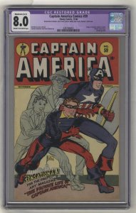 Captain America Comics #59 (1946) - CGC 8.0 Moderate Restoration - Origin Retold