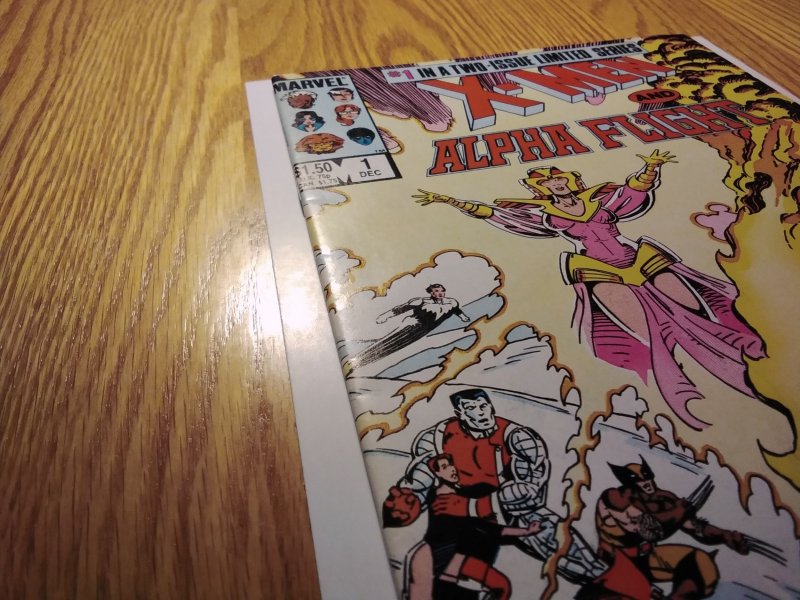 X-Men/Alpha Flight #1 signed Smitty (1985)