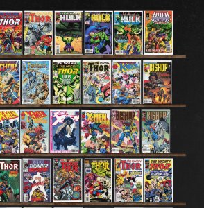 Huge Lot 150+ Comics with X-Men, The Mighty Thor, Thor, Fantastic Four & More!