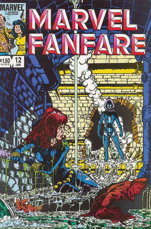 Marvel Fanfare #12 VF ; Marvel | Black Widow George Perez