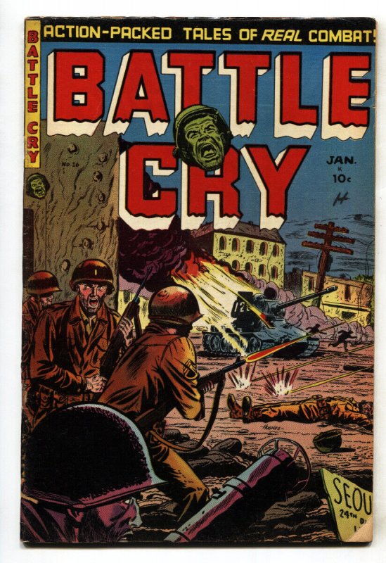 Battle Cry #16 1954-comic book- Korean War VG+