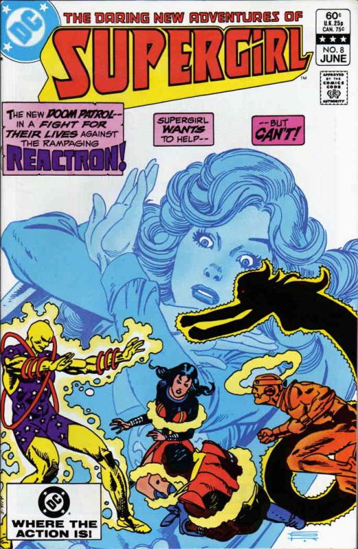 Daring New Adventures of Supergirl, The #8 FN ; DC | Doom Patrol Reactron