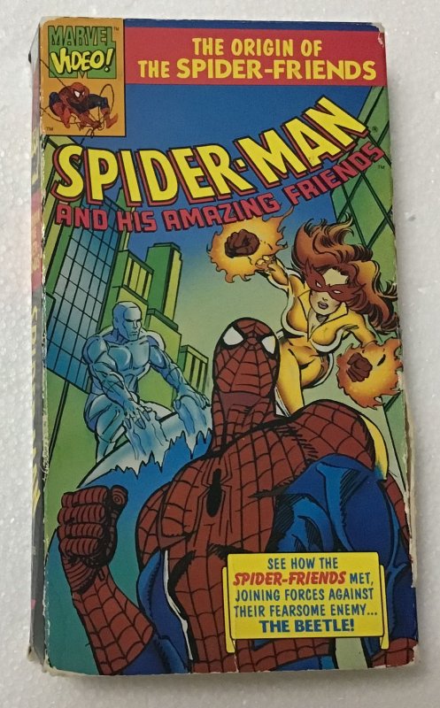 Spider-Man: Marvel Comics VHS Spider-Man the Origin of the Spider-Friends