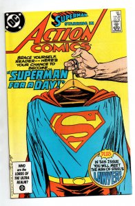 Action Comics #581 - Superman for a Day - 1986 - (-NM)