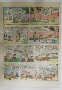 Pogo Sunday Page by Walt Kelly from 6/2/1957 Tabloid Size: 11 x 15 inches