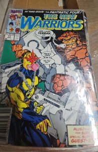 The New Warriors #17 (1991) newsstand
