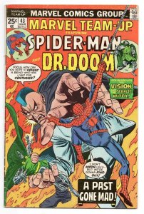 Marvel Team Up #43 VINTAGE 1976 Marvel Comics Spider-Man Doctor Doom