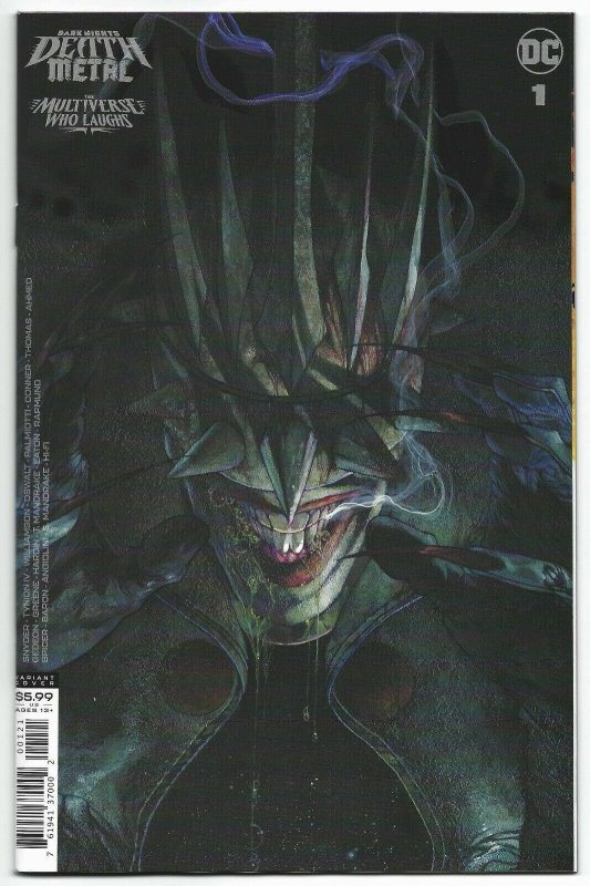 DARK NIGHTS DEATH METAL MULTIVERSE WHO LAUGHS #1 1:25 DC COMICS EB111