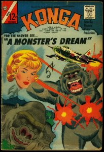 Konga #20 1964- Charlton Comics- Silver Age VG