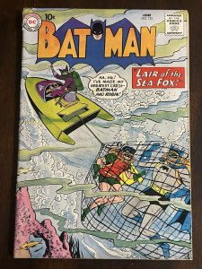 Batman #132 VG Moldoff Cover DC Comics 1960 Sea Fox Silver Age