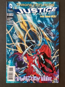 Justice League #17 (2013) new 52 9.0 throne of Atlantis