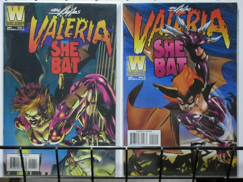 VALERIA THE SHE BAT (1995 WINDJAMMER) 1-2  NEAL ADAMS