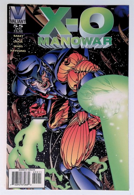 X-O Manowar #55 (Jan 1996, Valiant) VF-
