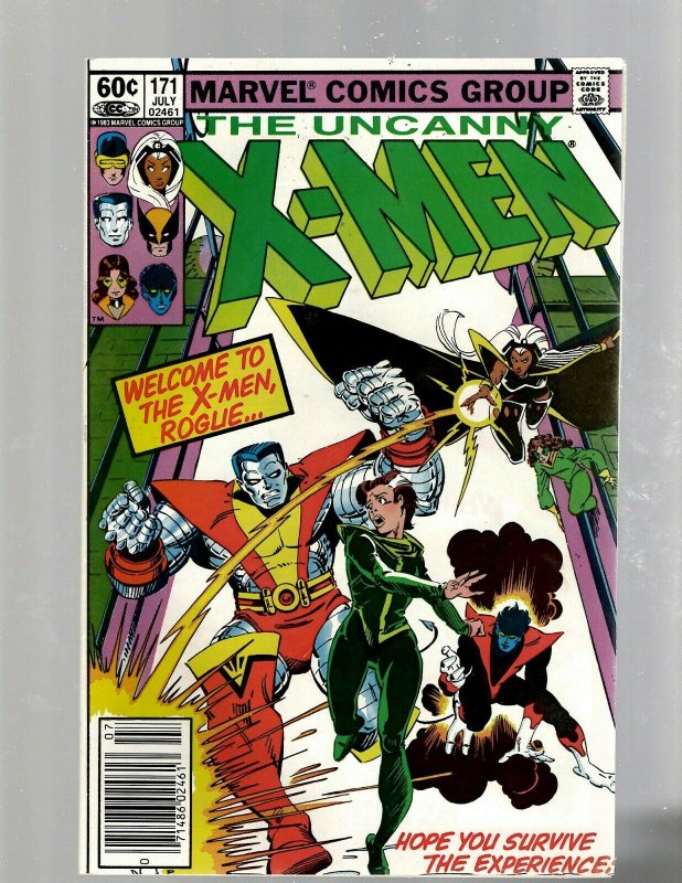 Uncanny X-Men # 171 VF/NM Marvel Comic Book Beast Angel Cyclops Magneto SM19