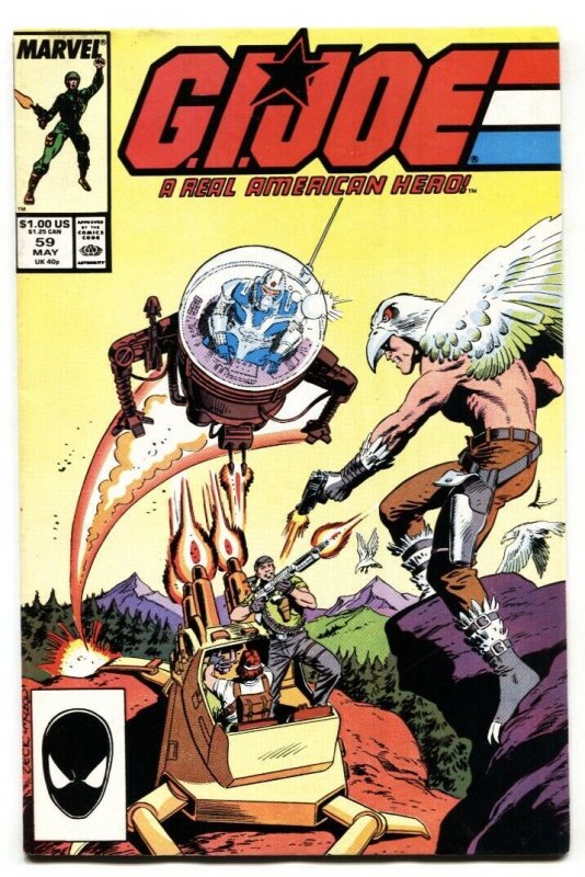 G.I. JOE #59 1987 1st JINX comic book Marvel