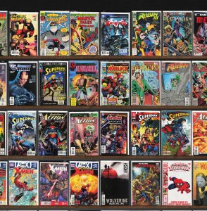 Huge Lot 150+ Comics with Wolverine, Action Comics, Superman & More!