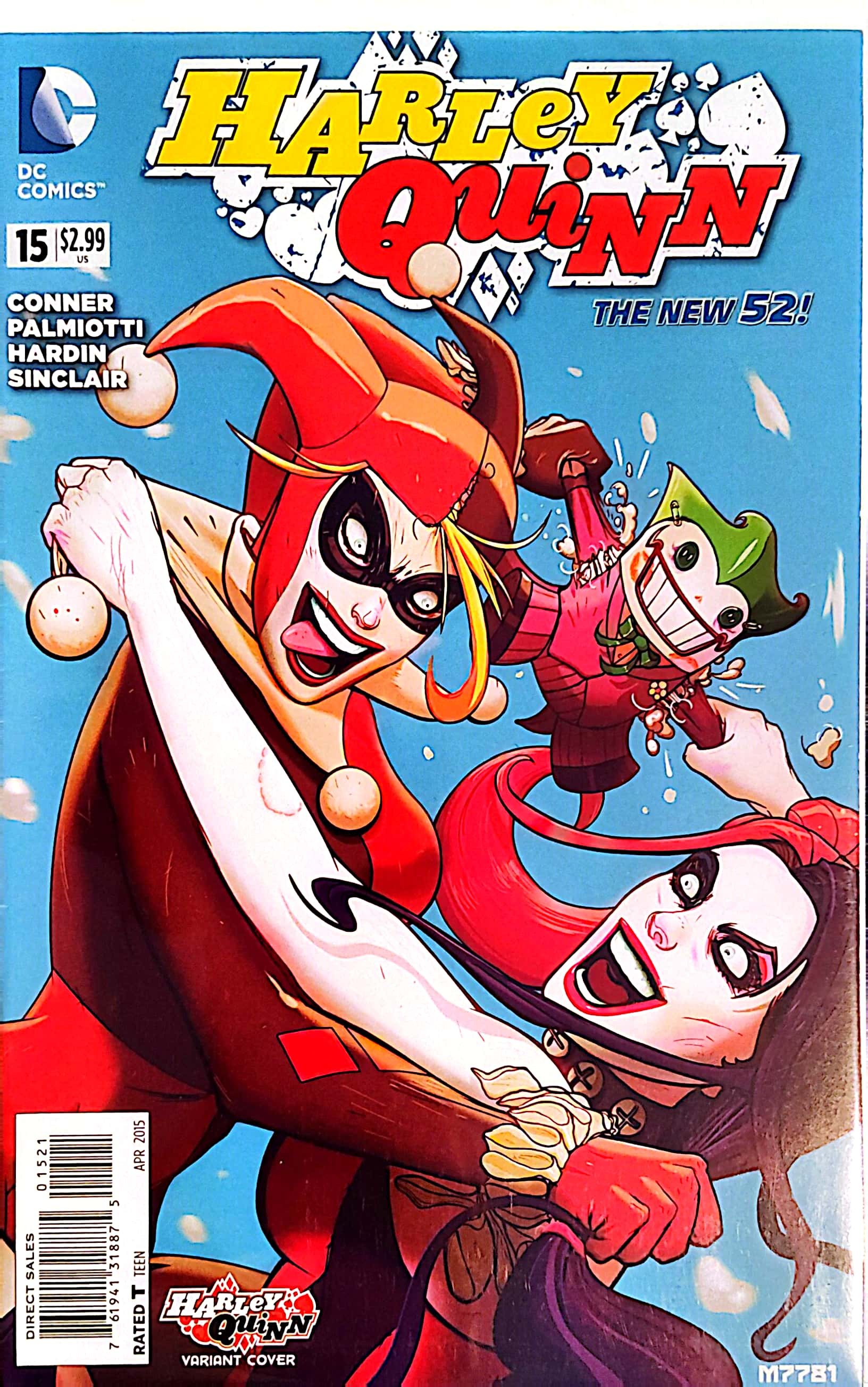 Harley Quinn 15 Marco D'Alfonso Harley Quinn Cover (2015) Comic