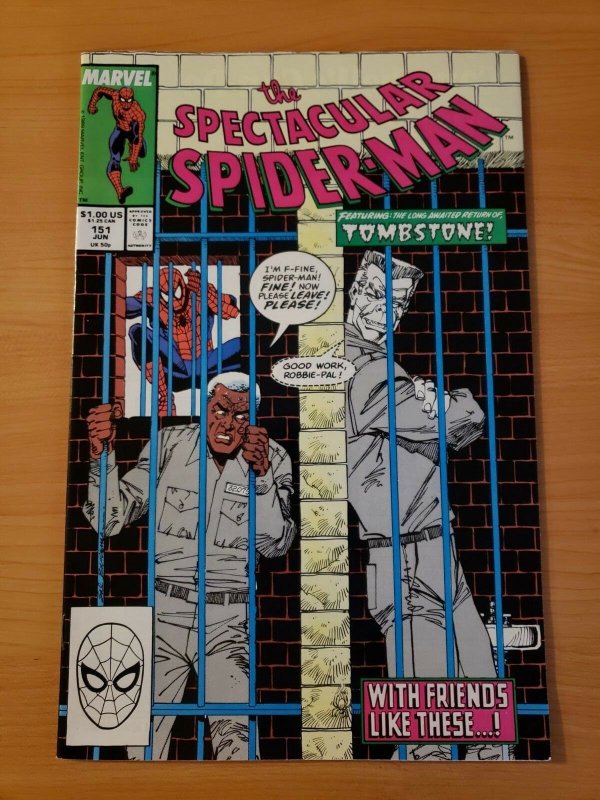 Spectacular Spider-Man #151 Direct Market Edition ~ NEAR MINT NM ~ 1989 Marvel 