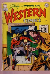 WESTERN COMICS #16 1950- THE WYOMING KID-NIGHTHAWK--DC VG 