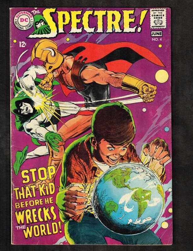 Spectre #4 ~ Neal Adams Story, Cvr and Art ~ 1968 (4.5) WH