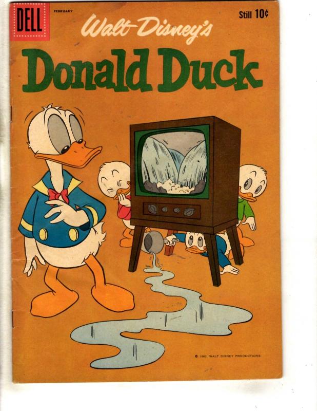 Donald Duck # 75 VG 1961 Dell Silver Age Comic Book Walt Disney Nephews BE1