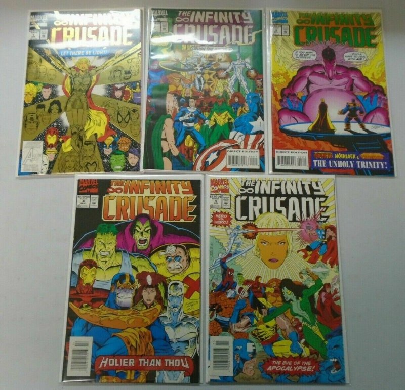 Infinity Crusade lot from:#1-5 8.0 VF (1993)