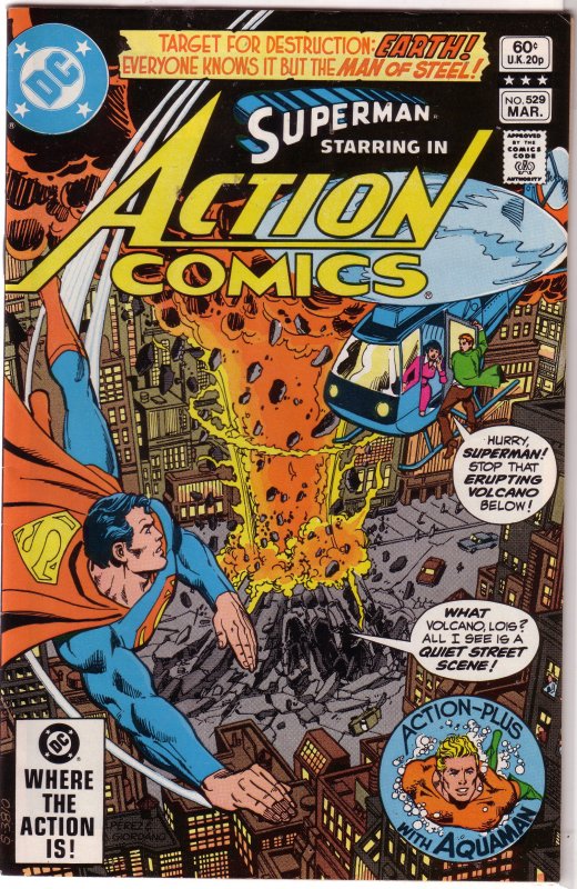 Action Comics   vol. 1   #529 FN Aquaman, Wolfman/Swan