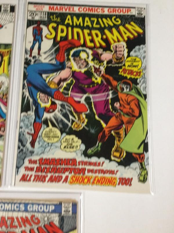 Amazing Spider-man 111 112 115 116 117 118 119 6.0-8.0 Fine / Very Fine Marvel