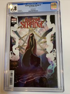 Death Of Doctor Strange (2021) # 1 (CGC 9.8 WP) Hans Variant | Census=12