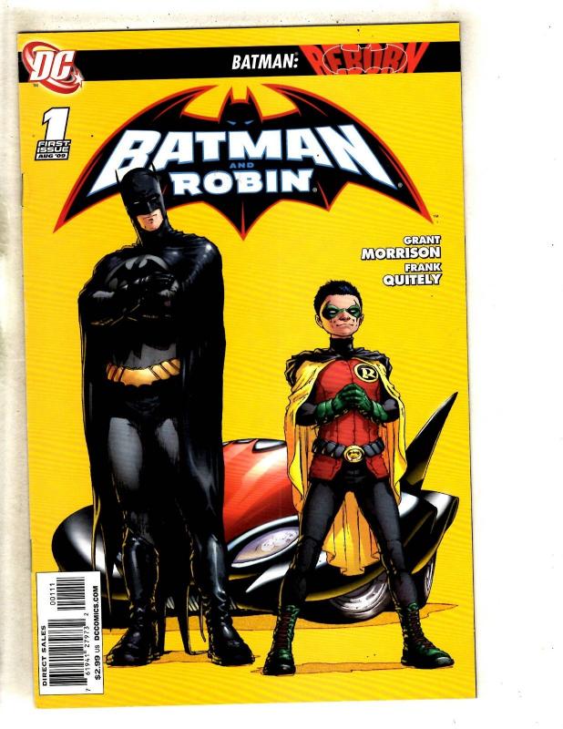 Lot Of 9 Batman & Robin DC Comic Books # 1 2 3 4 5 6 7 8 9 Joker Gotham Ivy CJ2