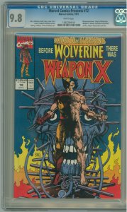 Marvel Comics Presents #72 (1991) CGC 9.8! Origin of Wolverine!