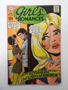 Girls' Romances #138 (1969) VG Condition! Bug chew bottom right, overspray