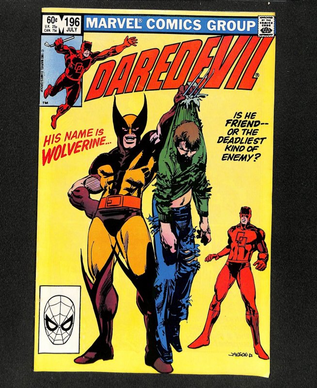 Daredevil #196 Wolverine!