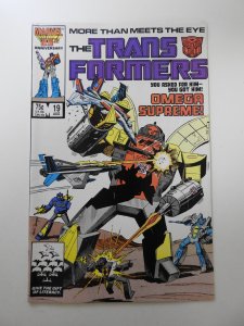 The Transformers #19 (1986) Beautiful VF-NM Condition!
