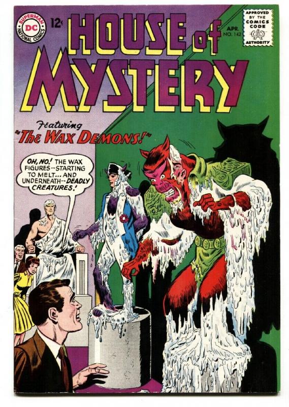 HOUSE OF MYSTERY #142 1964 DC COMICS HOUSE OF WAX VF+