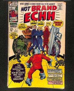Not Brand Echh #1 1st Appearance Forbush Man-Parody!