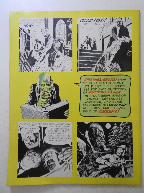 Creepy #4 (1965) Awesome Cover!! Sharp VF Condition!!