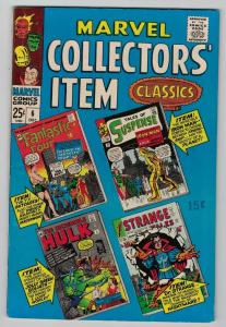 MARVEL COLLECTORS ITEM CLASSICS 6 FINE PLUS Dec. 1966